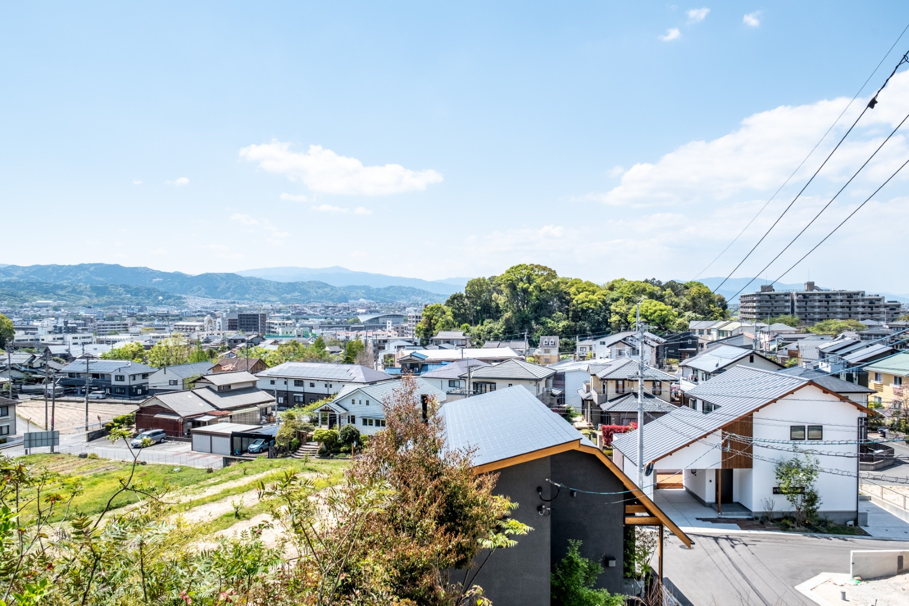 都府楼の杜の街並み